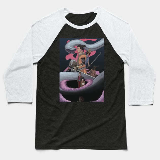 Sekiro: Shadows Die Twice Baseball T-Shirt by union